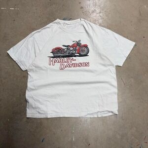 2000s harley boxy tee